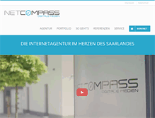 Tablet Screenshot of net-compass.de
